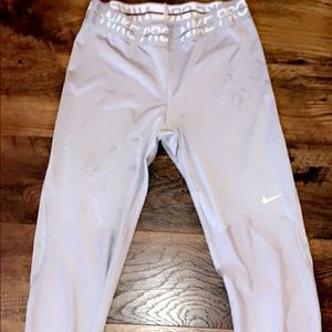 nike pro grey leggings